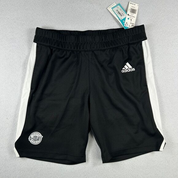 adidas Other - Adidas Primeblue Golf Shorts Men L Black White Side Stripes Performance Mesh NWT